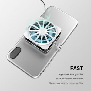 2022 Universal Mobile Phone Cooling Fan Heat Sink For iPhone Samsung XIAOMI HUAWEI Cooler Fan Portable 5 - Phone Cooler