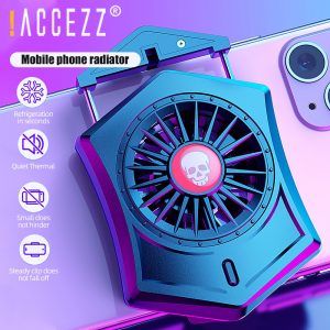 ACCEZZ Portable Mobile Phone Cooler Heat Sink For iPhone 11 XS XR 8 7 Xiaomi - Phone Cooler