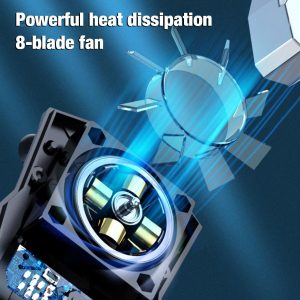 Phone Cooler Mobile Phone Radiator Portable Fan Holder Heat Sink USB Powered Radiator Compatible For Phones 2 - Phone Cooler