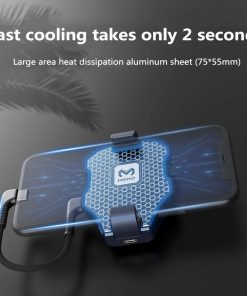 1 Pcs Universal Semiconductor Mobile Phone Cooler Phone Heat Sink Radiator Cooling Fan USB With Adapter 2 - Phone Cooler