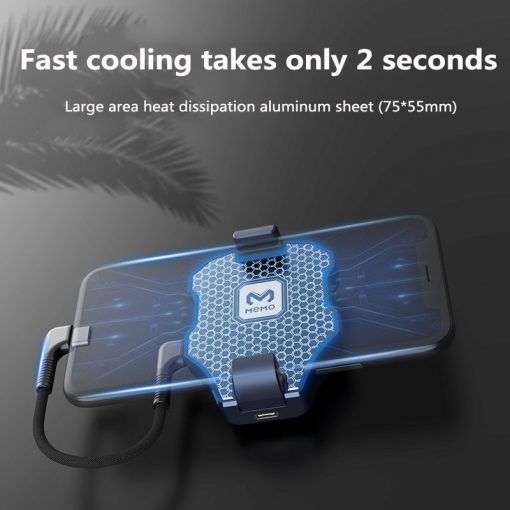 1 Pcs Universal Semiconductor Mobile Phone Cooler Phone Heat Sink Radiator Cooling Fan USB With Adapter 2 - Phone Cooler