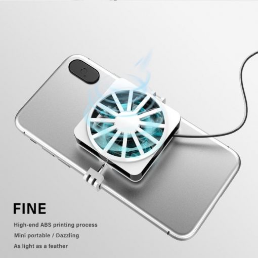 2022 Universal Mobile Phone Cooling Fan Heat Sink For iPhone Samsung XIAOMI HUAWEI Cooler Fan Portable 1 - Phone Cooler