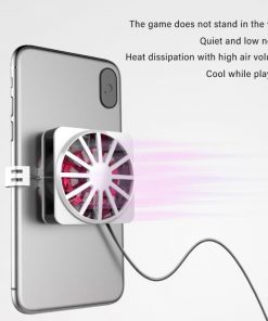 2022 Universal Mobile Phone Cooling Fan Heat Sink For iPhone Samsung XIAOMI HUAWEI Cooler Fan Portable 4 - Phone Cooler