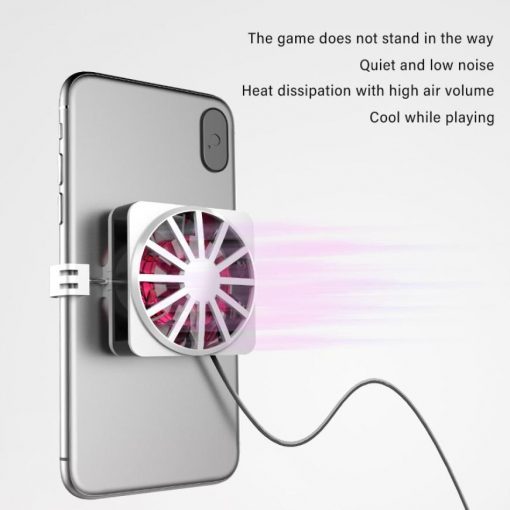 2022 Universal Mobile Phone Cooling Fan Heat Sink For iPhone Samsung XIAOMI HUAWEI Cooler Fan Portable 4 - Phone Cooler