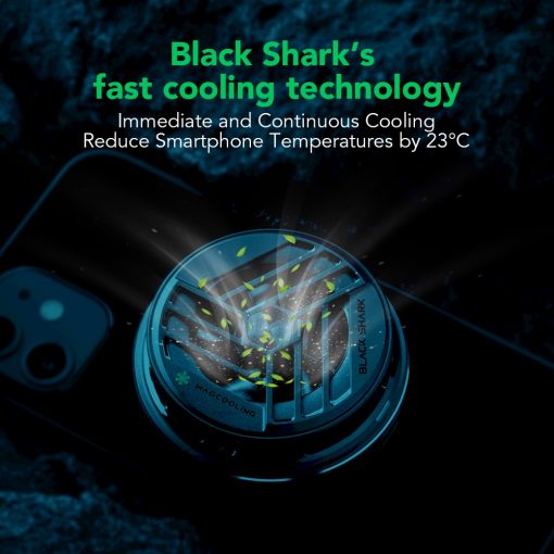 Black Shark Magnetic Cooler for Gaming Phone for iPhone 12 iPhone 13 Black Shark 4 Rog 2 - Phone Cooler