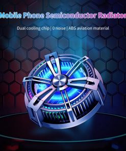 Mobile Phone Cooling Fan Quick Cooling Mute RGB Cool Light Magnetic Semiconductor Game Smartphone Cooler Radiator 2 - Phone Cooler