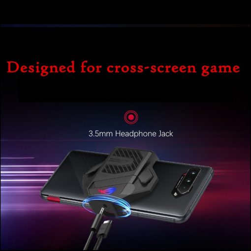 Original Aeroactive Cooler for Asus Rog Phone 5 Funcooler Cooling Fan Holder ROG5 Gaming Phone Expansion 3 - Phone Cooler