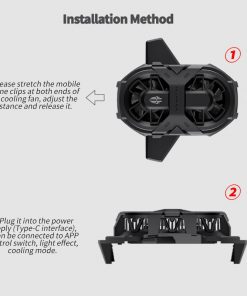 Original Nubia RedMagic 6 6S Pro Fan Cooler Red Magic 6 Pro Gaming Phone ICE Dock 5 - Phone Cooler