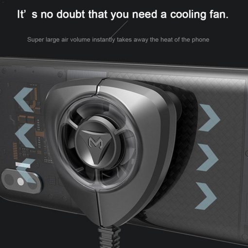 Portable Cooling Fan Gamepad Game Handle Radiator Mobile Phone Cooler Mini Cooling Fans For iPhone Samsung 2 - Phone Cooler