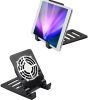 USB Desk Phone Fan Quiet Cooling Pad Radiator with Foldable Stand Holder For iPhone iPad Tablets 6 - Phone Cooler