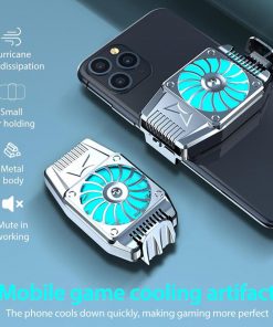 Universal Mini Mobile Phone Cooling Fan Radiator Turbo Hurricane Game Cooler Cell Phone Cool Heat Sink 1 - Phone Cooler