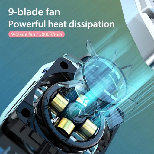 Universal Mini Mobile Phone Cooling Fan Radiator Turbo Hurricane Game Cooler Cell Phone Cool Heat Sink 3 - Phone Cooler