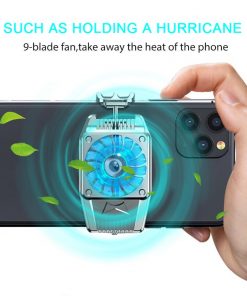 Universal Mini Mobile Phone Cooling Fan Radiator Turbo Hurricane Game Cooler Cell Phone Cool Heat Sink 5 - Phone Cooler