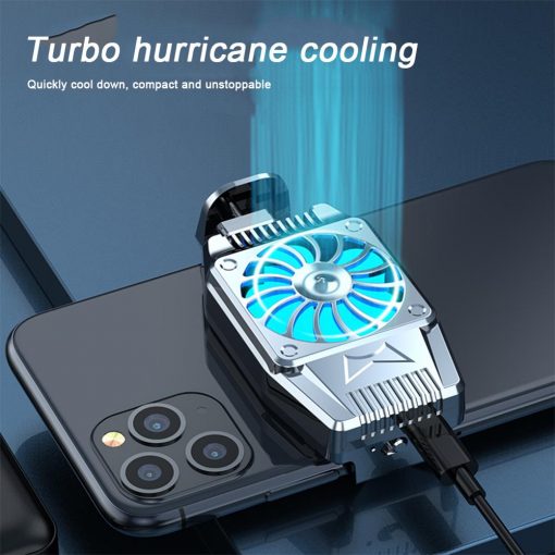 Universal Mini Mobile Phone Cooling Fan Radiator Turbo Hurricane Game Cooler Cell Phone Cool Heat Sink - Phone Cooler