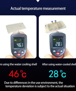 Universal Mobile Phone Water Cooling Radiator Adjustable Portable Fan Holder Phone Water Cooler For iPhone Samsung 3 - Phone Cooler