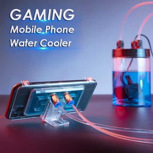 Universal Mobile Phone Water Cooling Radiator Adjustable Portable Fan Holder Phone Water Cooler For iPhone Samsung - Phone Cooler