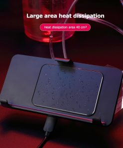 Universal Refrigeration Water cooled Semiconductor Mobile Phone Radiator Gaming Phone Cooler Phone Holder Heat Sink 4 - Phone Cooler