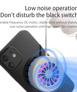 Wireless charging Phone Cooler Phone Cooling Fan Cooling for iPhone Samsung Xiaomi Support Smartphone Cooling Pad 3 - Phone Cooler