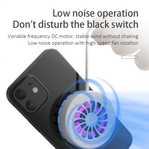 Wireless charging Phone Cooler Phone Cooling Fan Cooling for iPhone Samsung Xiaomi Support Smartphone Cooling Pad 3 - Phone Cooler