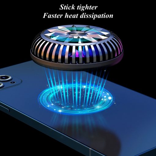 X8 Magnetic Aluminum Alloy Semiconductor Radiator Phone Gaming Accessories for Pubg Cooler Game Cooling Fan for 3 - Phone Cooler